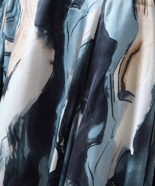 HARE（ハレ）の「サテンマーブルスカート(HARE)（スカート）」 - WEAR