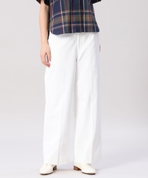 INED | センタープレスセミワイドパンツ(その他パンツ)