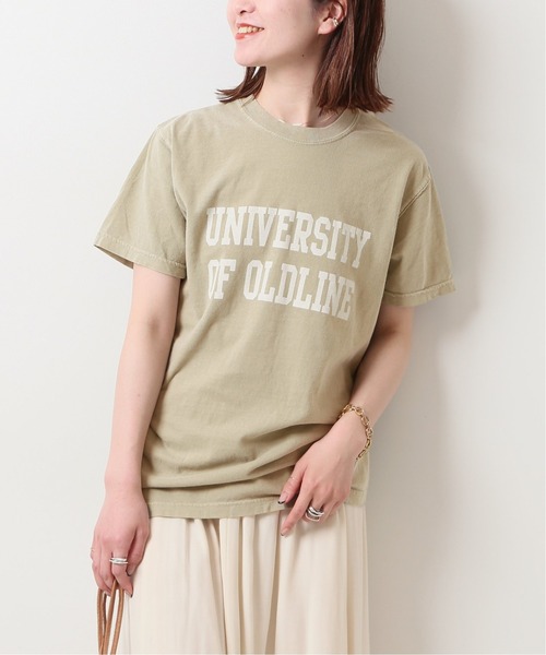 Spick & Span（スピックアンドスパン）の「OLDLINEカレッジT◆（Tシャツ/カットソー・レディース・ホワイト/チャコールグレー/カーキ・FREE）」の22枚目の写真