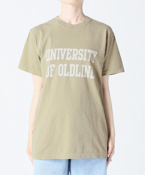 Spick & Span（スピックアンドスパン）の「OLDLINEカレッジT◆（Tシャツ/カットソー・レディース・ホワイト/チャコールグレー/カーキ・FREE）」の11枚目の写真