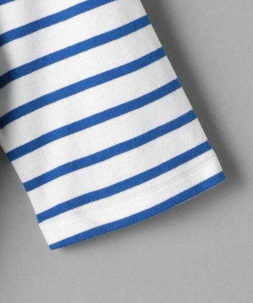 BEAUTY&YOUTH UNITED ARROWS（ビューティーアンドユースユナイテッドアローズ）の「BY　バックラウンドネックボーダー5分袖カットソー ◆（Tシャツ/カットソー・レディース・ピンク/ライム/ロイヤルブルー・FREE）」の15枚目の写真