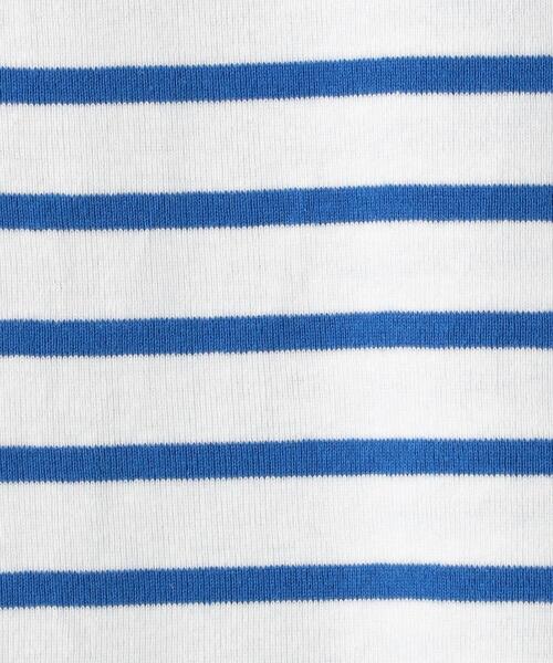 BEAUTY&YOUTH UNITED ARROWS（ビューティーアンドユースユナイテッドアローズ）の「BY　バックラウンドネックボーダー5分袖カットソー ◆（Tシャツ/カットソー・レディース・ピンク/ライム/ロイヤルブルー・FREE）」の17枚目の写真