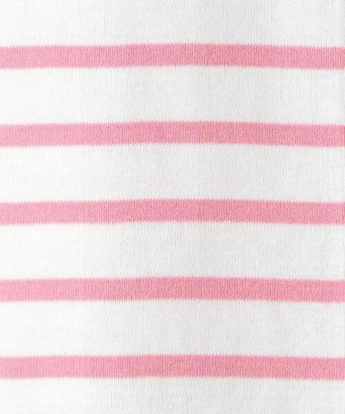 BEAUTY&YOUTH UNITED ARROWS（ビューティーアンドユースユナイテッドアローズ）の「BY　バックラウンドネックボーダー5分袖カットソー ◆（Tシャツ/カットソー・レディース・ピンク/ライム/ロイヤルブルー・FREE）」の19枚目の写真