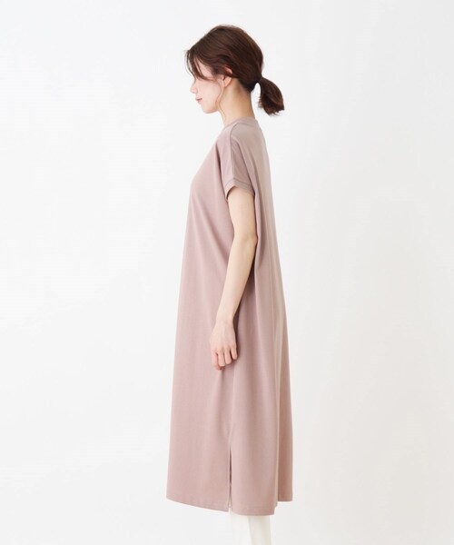 SHOO・LA・RUE（シューラルー）の「◆綿混プチハイネックワンピース（ワンピース・レディース・ブラック/ダークグリーン/ブラウン系その他・02/03/04）」の5枚目の写真