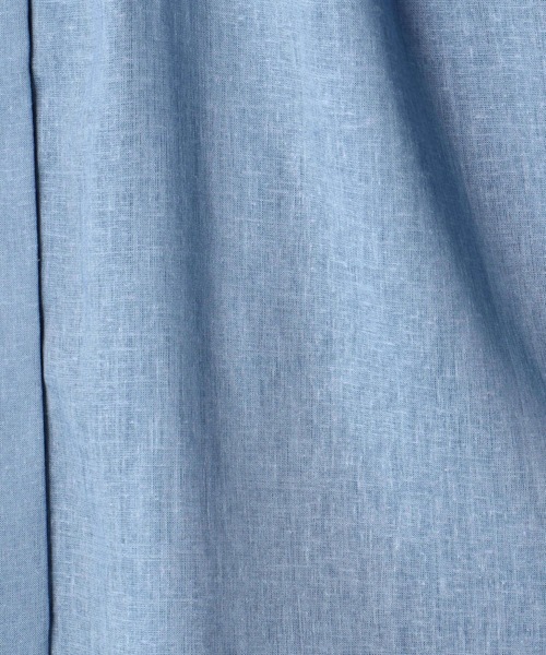 NICOLE white（ニコルホワイト）の「スタンドギャザーブラウス（シャツ/ブラウス・レディース・オフホワイト/サックスブルー/ライトグレー・FREE）」の15枚目の写真