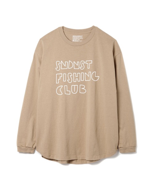 Sandinista(サンディニスタ)の「Fishing Club L-S Tee / 釣りクラブ長袖Tシャツ(Tシャツ/カットソー・メンズ・ホワイト/ブラック/サンドベージュ/グリーン系その他・SMALL/MEDIUM/LARGE)」の10枚目の写真