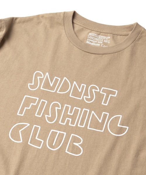 Sandinista(サンディニスタ)の「Fishing Club L-S Tee / 釣りクラブ長袖Tシャツ(Tシャツ/カットソー・メンズ・ホワイト/ブラック/サンドベージュ/グリーン系その他・SMALL/MEDIUM/LARGE)」の17枚目の写真