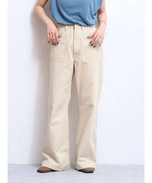 Ungrid（アングリッド）の「ルーズフレアパンツ（デニムパンツ