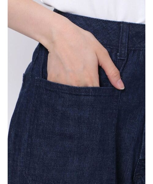 Ungrid（アングリッド）の「ルーズフレアパンツ（デニムパンツ・レディース・アイボリー/ブルー・SMALL/MEDIUM）」の5枚目の写真