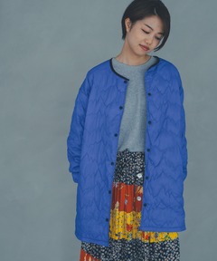 ＲＶマウンテンキルトノーカラービックコート