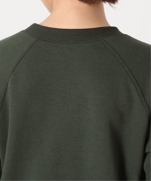 SLOBE IENA(スローブイエナ)の「ロゴスウェット【手洗い可能】◆(スウェット・レディース・グリーン/ネイビー・FREE)」の7枚目の写真