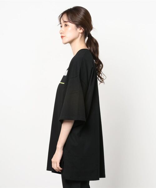 Figments（フィグメンツ）の「リフレクターＴシャツ（Tシャツ/カットソー・レディース・ホワイト/ブラック・FREE）」の11枚目の写真