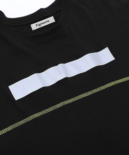 Figments（フィグメンツ）の「リフレクターＴシャツ（Tシャツ/カットソー・レディース・ホワイト/ブラック・FREE）」の3枚目の写真