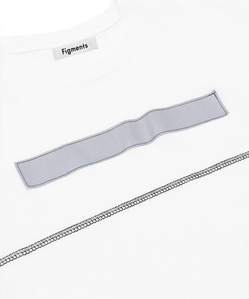 Figments（フィグメンツ）の「リフレクターＴシャツ（Tシャツ/カットソー・レディース・ホワイト/ブラック・FREE）」の5枚目の写真