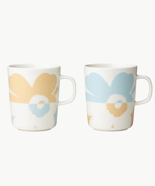 marimekko(マリメッコ)の「UNIKKO MUG 2,5DL / 2PCS(グラス/マグカップ/タンブラー・レディース・アクア・FREE)」の1枚目の写真