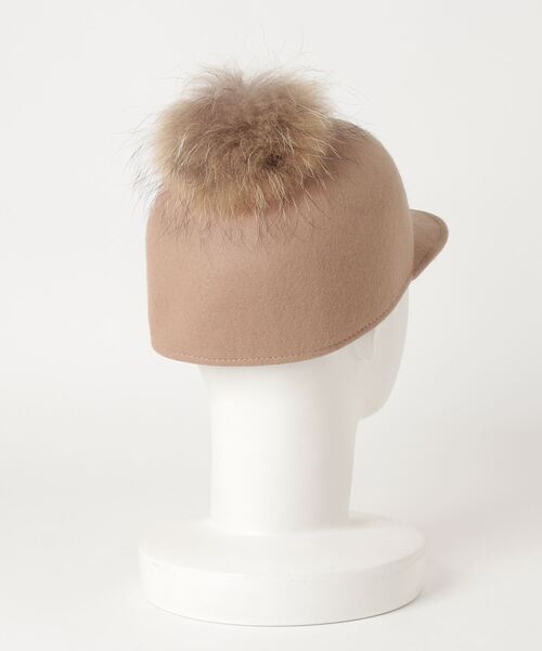 SHIPS（シップス）の「TAH:ウールキャップ（キャップ・レディース・キャメル・ONE SIZE）」の2枚目の写真