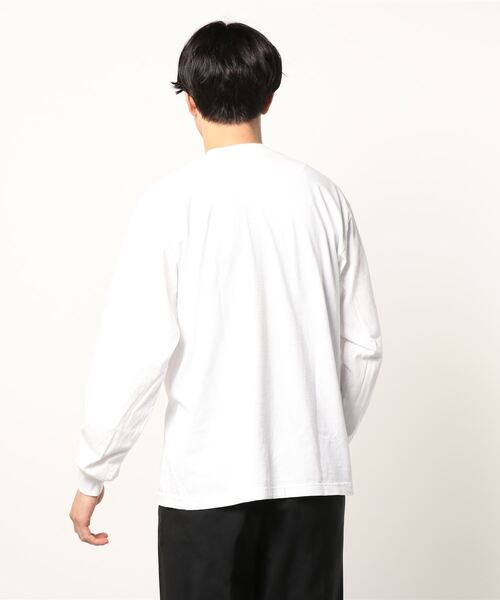 LOS ANGELES APPAREL（ロサンゼルスアパレル）の「《LOS ANGELES APPAREL》LA APPAREL 6.5oz GARMENT DYED CREW L/S TEE - 6.5オンス ガーメントダイ クルーネックTシャツ長袖（Tシャツ/カットソー・メンズ・グレー/グリーン/ゴールド/ホワイト/ブラック/ブルー/オレンジ・X-LARGE/LARGE/SMALL）」の14枚目の写真