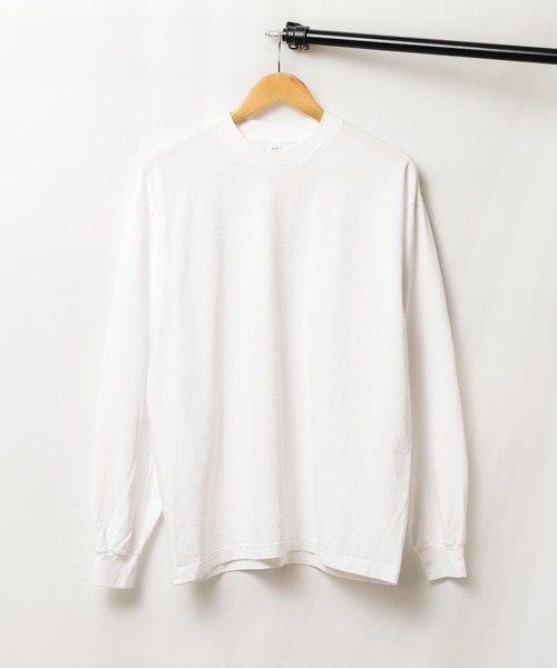 LOS ANGELES APPAREL（ロサンゼルスアパレル）の「《LOS ANGELES APPAREL》LA APPAREL 6.5oz GARMENT DYED CREW L/S TEE - 6.5オンス ガーメントダイ クルーネックTシャツ長袖（Tシャツ/カットソー・メンズ・グレー/グリーン/ゴールド/ホワイト/ブラック/ブルー/オレンジ・X-LARGE/LARGE/SMALL）」の16枚目の写真