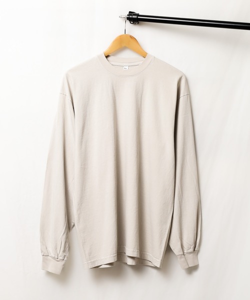 LOS ANGELES APPAREL（ロサンゼルスアパレル）の「《LOS ANGELES APPAREL》LA APPAREL 6.5oz GARMENT DYED CREW L/S TEE - 6.5オンス ガーメントダイ クルーネックTシャツ長袖（Tシャツ/カットソー・メンズ・グレー/グリーン/ゴールド/ホワイト/ブラック/ブルー/オレンジ・X-LARGE/LARGE/SMALL）」の19枚目の写真
