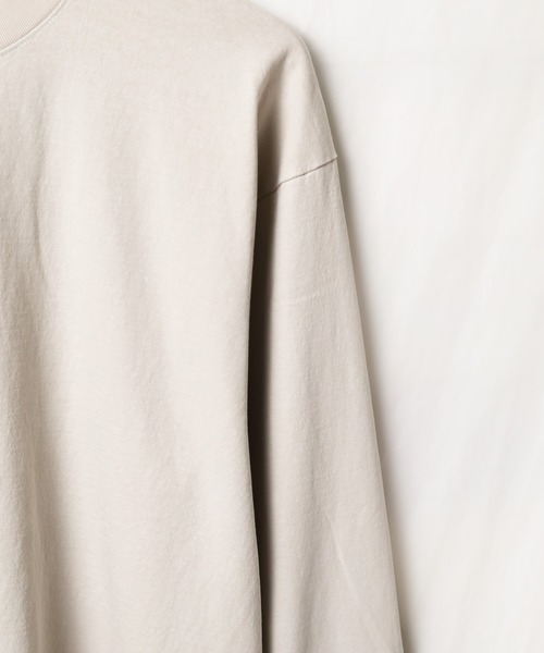 LOS ANGELES APPAREL（ロサンゼルスアパレル）の「《LOS ANGELES APPAREL》LA APPAREL 6.5oz GARMENT DYED CREW L/S TEE - 6.5オンス ガーメントダイ クルーネックTシャツ長袖（Tシャツ/カットソー・メンズ・グレー/グリーン/ゴールド/ホワイト/ブラック/ブルー/オレンジ・X-LARGE/LARGE/SMALL）」の21枚目の写真