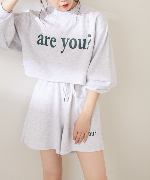 Chico（チコ）の「【新色追加】短丈ダメージロゴスウェット（スウェット・レディース・グレー/アイボリー/グリーン/ブラック/ブラウン・FREE）」の21枚目の写真