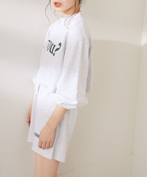 Chico（チコ）の「【新色追加】短丈ダメージロゴスウェット（スウェット・レディース・グレー/アイボリー/グリーン/ブラック/ブラウン・FREE）」の22枚目の写真