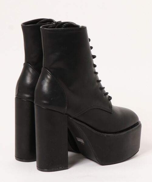 ENVYM（アンビー）の「ＬＡＣＥ ＵＰアンクルブーツ（ブーツ・レディース・ブラック・23.5cm/24.5cm/22.5cm）」の7枚目の写真