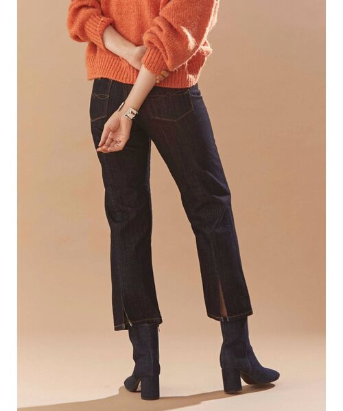 Ungrid（アングリッド）の「ワンウォッシュバックスリットデニム（デニムパンツ・レディース・インディゴブルー・24inch/25inch/26inch）」の14枚目の写真