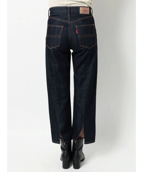 Ungrid（アングリッド）の「ワンウォッシュバックスリットデニム（デニムパンツ・レディース・インディゴブルー・24inch/25inch/26inch）」の5枚目の写真