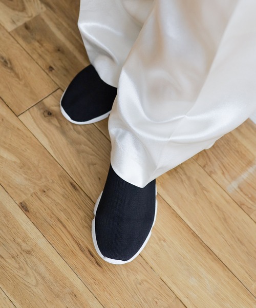 SESTO（セスト）の「スポーティースニーカーソックスブーツ（ブーツ・レディース・ブラック/アイボリー/シルバー・LL/3L/S/M/L）」の17枚目の写真