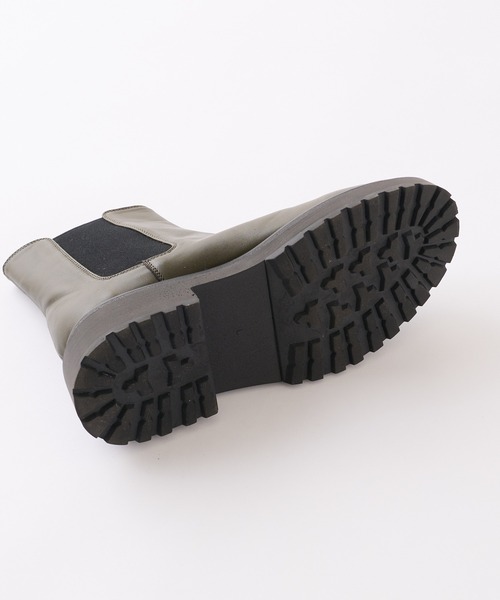 WHO'S WHO gallery（フーズフーギャラリー）の「チェルシーブーツ（ブーツ・レディース・ブラック/カーキ・MEDIUM/LARGE）」の15枚目の写真