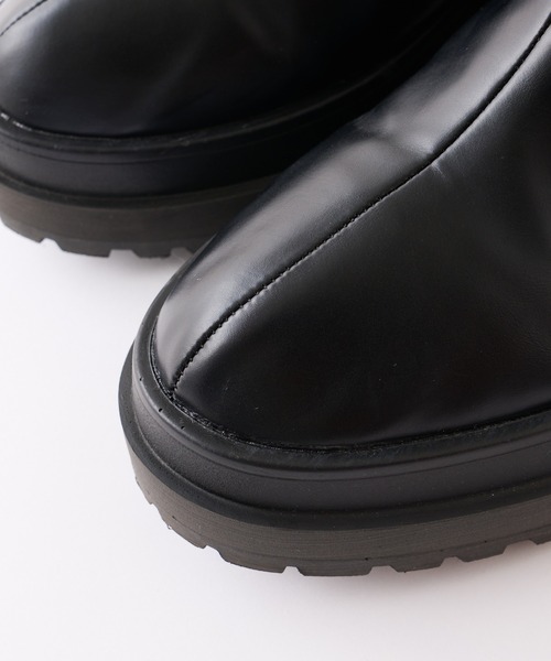 WHO'S WHO gallery（フーズフーギャラリー）の「チェルシーブーツ（ブーツ・レディース・ブラック/カーキ・MEDIUM/LARGE）」の8枚目の写真