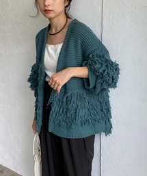 CAPRICIEUX LE'MAGE | フリンジカーディガン(カーディガン/ボレロ)