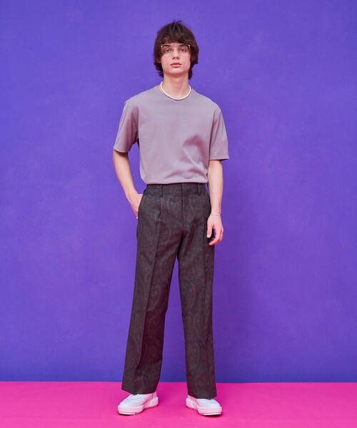 UNITED TOKYO（ユナイテッドトウキョウ）の「ダスティーフレアスラックス（スラックス・メンズ・ブラック/ダークグリーン・2/1/3）」の14枚目の写真