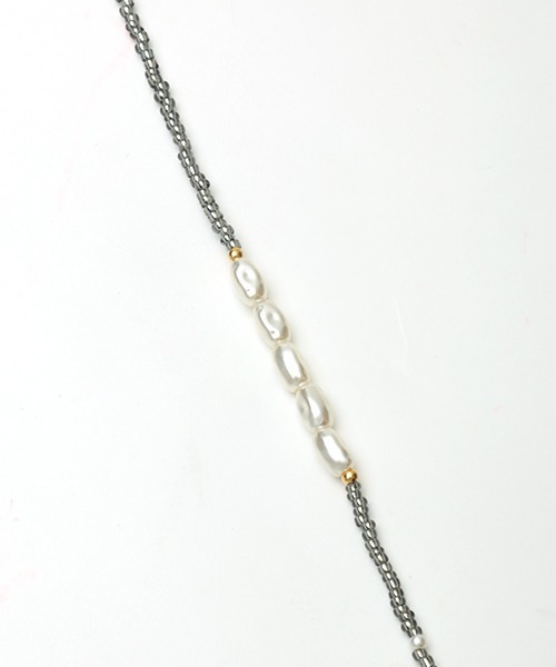 チチカカ（チチカカ）の「パールドットビーズネックレス（ネックレス・レディース・ピンク/ブルー・FREE）」の4枚目の写真