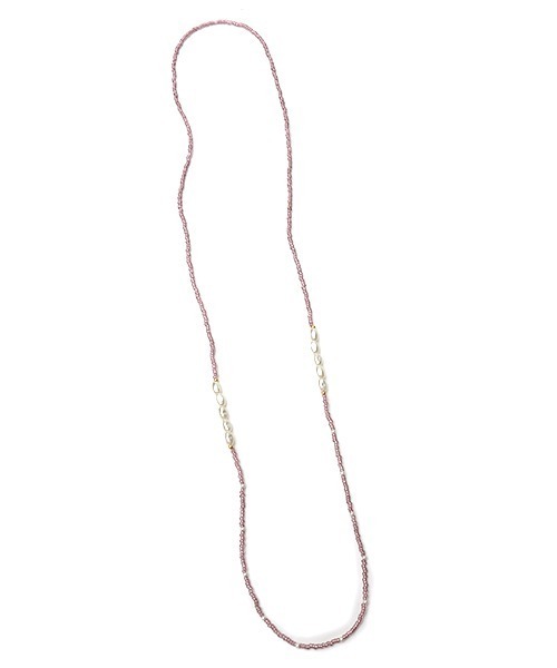 チチカカ（チチカカ）の「パールドットビーズネックレス（ネックレス・レディース・ピンク/ブルー・FREE）」の5枚目の写真