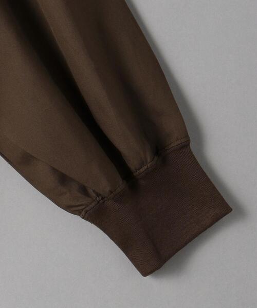 BEAUTY&YOUTH UNITED ARROWS（ビューティーアンドユースユナイテッドアローズ）の「BY コットンブロード ギャザースリーブ カットソー◆（Tシャツ/カットソー・レディース・ホワイト/ブラウン/ブラック・FREE）」の22枚目の写真