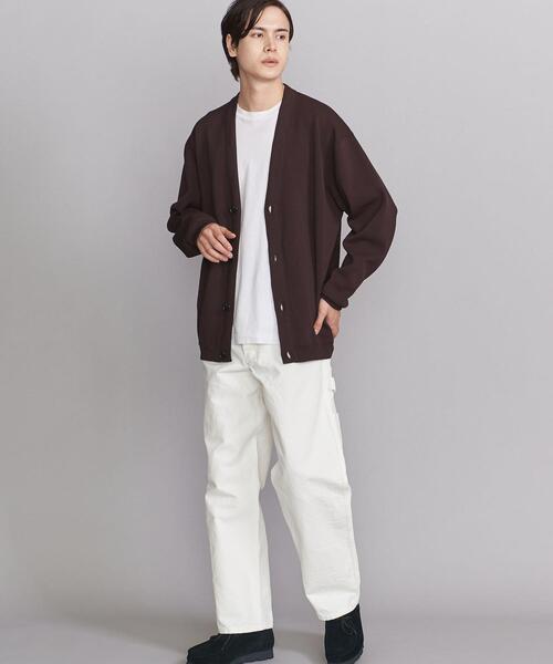 BEAUTY&YOUTH UNITED ARROWS（ビューティーアンドユースユナイテッドアローズ）の「BY MDERN ミラノ ブイネック カーディガン（カーディガン/ボレロ・メンズ・ワインレッド/ベージュ/ブラック・M/L/S/XL）」の8枚目の写真