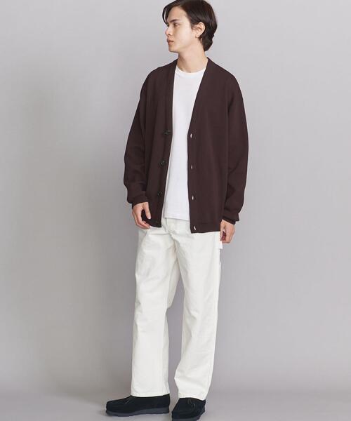 BEAUTY&YOUTH UNITED ARROWS（ビューティーアンドユースユナイテッドアローズ）の「BY MDERN ミラノ ブイネック カーディガン（カーディガン/ボレロ・メンズ・ワインレッド/ベージュ/ブラック・M/L/S/XL）」の18枚目の写真