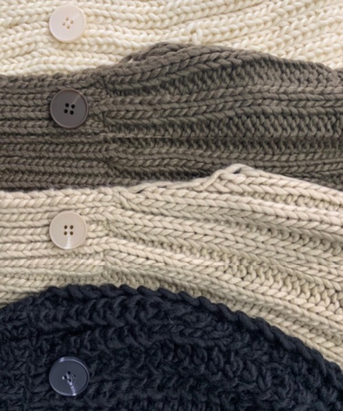 Chico(チコ)の「ローゲージフリルニット2wayカーディガン(カーディガン/ボレロ・レディース・ブラック/ブラウン/アイボリー/ライトベージュ・FREE)」の14枚目の写真