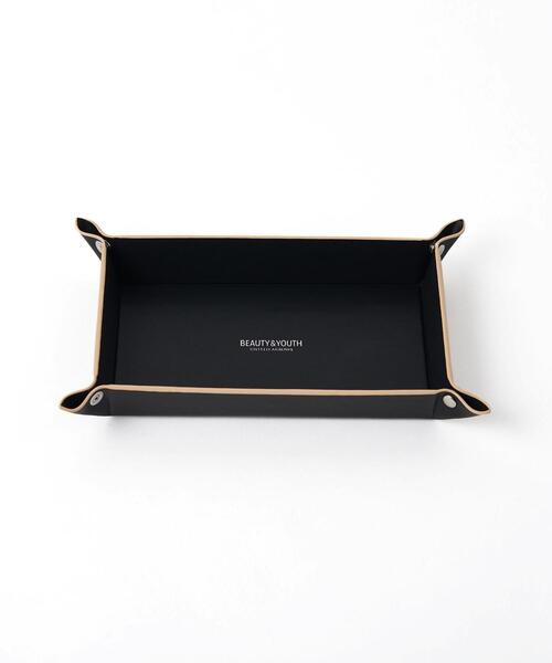 BEAUTY&YOUTH UNITED ARROWS（ビューティーアンドユースユナイテッドアローズ）の「by リサイクルレザー トレイ（ステーショナリー・メンズ・ブラック/ベージュ/ネイビー/グレー/ターコイズブルー/オレンジ・FREE）」の4枚目の写真