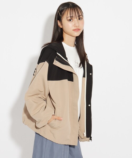 ピンクラテ【新品タグ付き】アウター　マウンテンパーカー【150㎝】モコモコ♪ PINK-latte（ピンクラテ）の「◇【3WAY】あったかふわもこライナー付