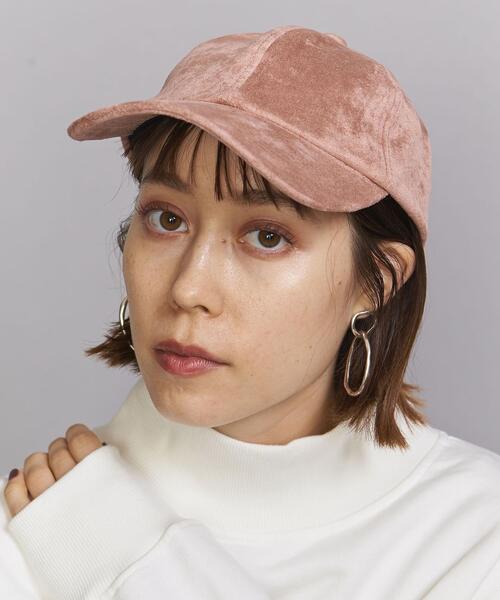 BEAUTY&YOUTH UNITED ARROWS(ビューティーアンドユースユナイテッドアローズ)の「BY フェイクスウェード シンプル キャップ(キャップ・レディース・ナチュラル/ブラック/ライトピンク/グレー・FREE)」の4枚目の写真
