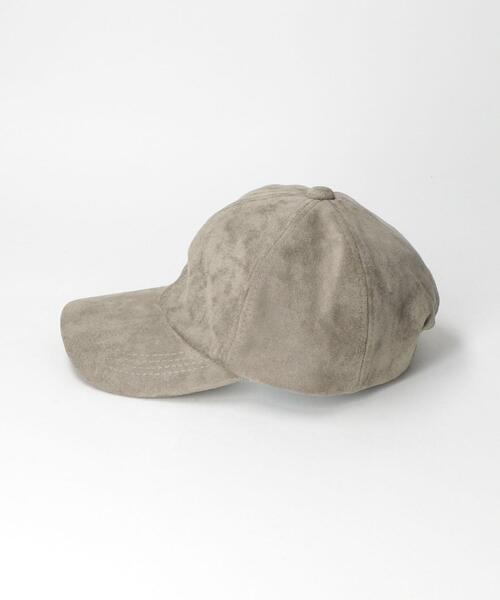 BEAUTY&YOUTH UNITED ARROWS(ビューティーアンドユースユナイテッドアローズ)の「BY フェイクスウェード シンプル キャップ(キャップ・レディース・ナチュラル/ブラック/ライトピンク/グレー・FREE)」の5枚目の写真