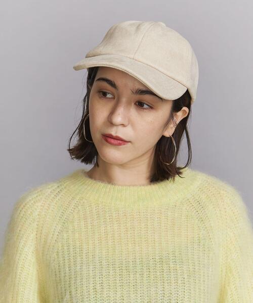 BEAUTY&YOUTH UNITED ARROWS(ビューティーアンドユースユナイテッドアローズ)の「BY フェイクスウェード シンプル キャップ(キャップ・レディース・ナチュラル/ブラック/ライトピンク/グレー・FREE)」の13枚目の写真