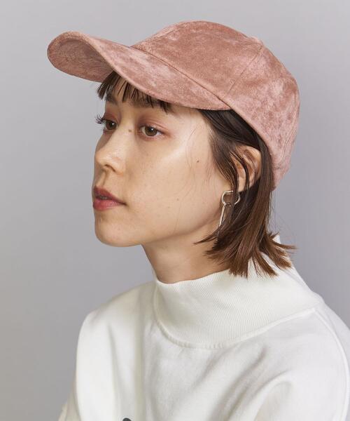 BEAUTY&YOUTH UNITED ARROWS(ビューティーアンドユースユナイテッドアローズ)の「BY フェイクスウェード シンプル キャップ(キャップ・レディース・ナチュラル/ブラック/ライトピンク/グレー・FREE)」の14枚目の写真