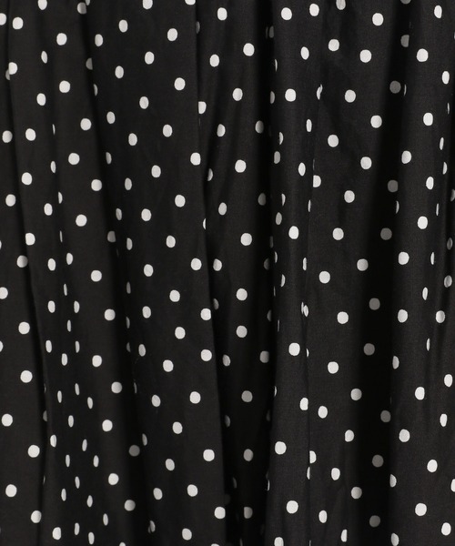 ichi（イチ）の「【ichi(イチ)】ランダムドットスカート（スカート・レディース・ブラック/カーキ・FREE）」の11枚目の写真