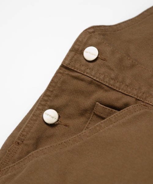 Carhartt(カーハート)の「Carhartt WIP/カーハートダブリューアイピー ワンポイントロゴ オーバーオール/ビブオーバーオール ビブパンツ/ワークパンツ I026462(サロペット/オーバーオール・メンズ・ブラック/ベージュ/ブラウン・30inch/32inch)」の17枚目の写真