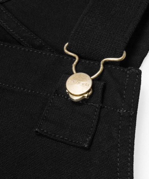 Carhartt(カーハート)の「Carhartt WIP/カーハートダブリューアイピー ワンポイントロゴ オーバーオール/ビブオーバーオール ビブパンツ/ワークパンツ I026462(サロペット/オーバーオール・メンズ・ブラック/ベージュ/ブラウン・30inch/32inch)」の9枚目の写真