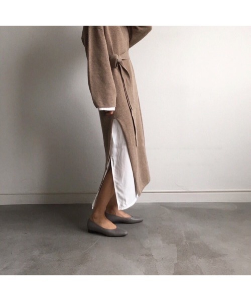 Ritzy(リッツィー)の「大人シルエット ゆる感 カーディガン(カーディガン/ボレロ・レディース・ブラック/グレー/オフホワイト/ダークベージュ/オレンジ系・FREE)」の13枚目の写真